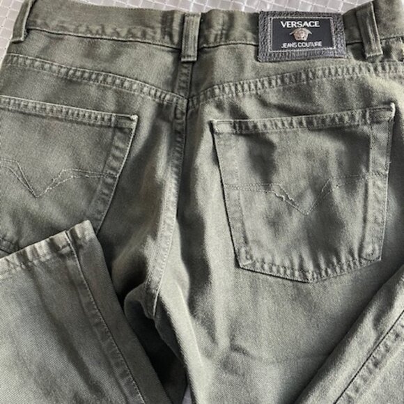 Versace Jeans Couture straight fit color olive green size 31 - Picture 9 of 9